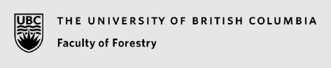 The University of British Columbia Faculty of Forestry