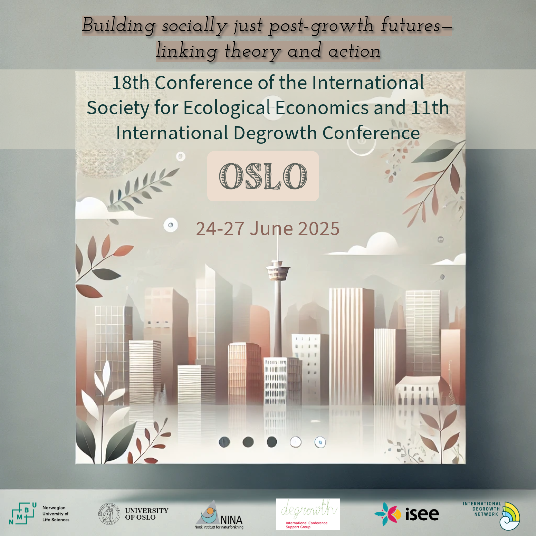 2025 ISEE Degrowth Conference Call for Special Sessions The